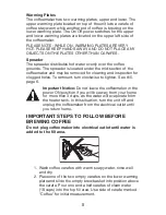 Preview for 9 page of Waring WC1000 Instruction Book