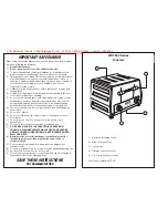Предварительный просмотр 2 страницы Waring WCT800 Operating Manual Set
