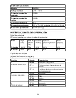 Preview for 29 page of Waring WMO90 Instruction Booklet