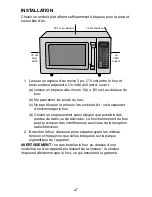 Preview for 47 page of Waring WMO90 Instruction Booklet