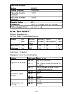 Preview for 49 page of Waring WMO90 Instruction Booklet