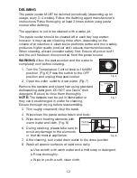 Предварительный просмотр 12 страницы Waring WPC100 Manual