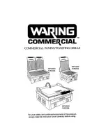 Предварительный просмотр 1 страницы Waring WPG Series Instruction Book