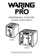 Waring WT200 Manual preview