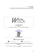 Предварительный просмотр 20 страницы Warmtech RCM2000TL Original Instructions Manual