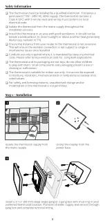 Preview for 6 page of Warmup Terra WSC-1021 Manual