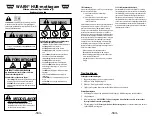 Preview for 9 page of Warn HUB General Safety/ Tips/Trouble Shooting/ Customer Service Manual