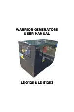 WARRIOR GENERATORS LDG12S User Manual preview