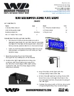 Warrior Products 1555 Installation Instructions preview