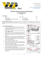 Warrior Products 4525 Installation Instructions preview