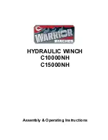 Warrior Winches C10000NH Assembly & Operating Instructions preview