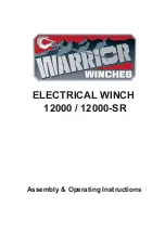 Warrior Winches Spartan Series Assembly & Operating Instructions preview