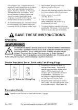 Preview for 7 page of WARRIOR 59437 Owner'S Manual & Safety Instructions