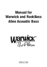 Warwick Alien Acoustic Bass Manual preview