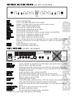 Preview for 9 page of Warwick Amplifier CL / CCL Manual De Usuario