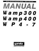 Warwick Wamp 300 Manual preview