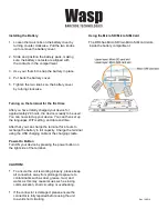 Preview for 2 page of Wasp DR4 Quick Start Manual