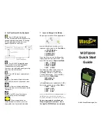Wasp WDT2200 Quick Start Manual preview