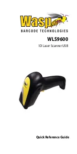 Wasp WLS9600 Quick Reference Manual предпросмотр