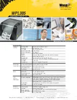 Предварительный просмотр 5 страницы Wasp WPL205 User Manual