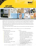 Предварительный просмотр 6 страницы Wasp WPL205 User Manual