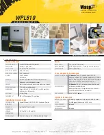 Предварительный просмотр 9 страницы Wasp WPL205 User Manual