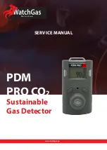 WatchGas PDM PRO CO2 Service Manual preview