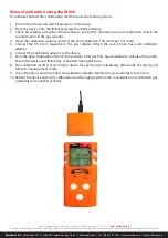 Предварительный просмотр 2 страницы WatchGas QGM Calibration