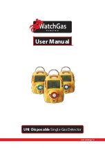 WatchGas UNI Disposable User Manual preview