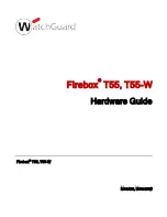 Preview for 1 page of Watchguard Firebox T55 Hardware Manual