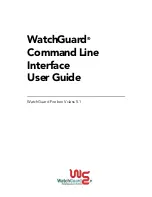 Watchguard Firebox V10 Command Line Interface Manual preview