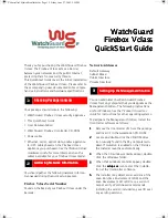 Preview for 1 page of Watchguard Firebox V10 Quick Start Manual