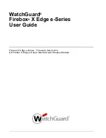 Preview for 1 page of Watchguard Firebox X20E User Manual