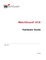 Watchguard XCS Series Hardware Manual preview