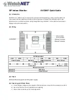 WatchNet AVCSM7 Quick Manual preview