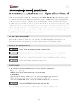 Watec WAT-2400S Operation Manual предпросмотр