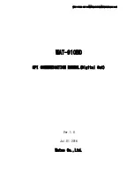 Watec WAT-910BD Communications Manual preview