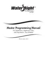 Предварительный просмотр 1 страницы Water Right Impression Master Programming Manual