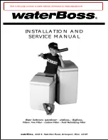 Preview for 1 page of WaterBoss cityBoss Installation And Service Manual