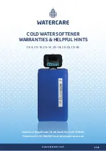 WaterCare CS-5 Installation Instructions Manual preview