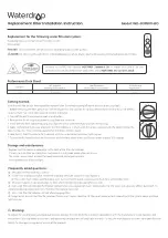 Предварительный просмотр 1 страницы Waterdrop WD-G3P600-RO Installation Instructions