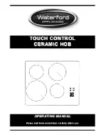 Waterford Ceramic Hob Operating Manual preview