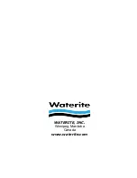 Предварительный просмотр 12 страницы Waterite Fusion 2 Owner'S Manual Addendum