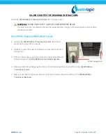 Предварительный просмотр 4 страницы WaterLogic WL200 Installation Procedures Manual