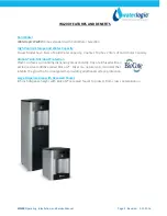 Preview for 3 page of WaterLogic WL200 Operating, Installation And Service Manual