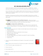 Preview for 4 page of WaterLogic WL270 Service Manual