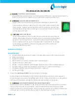 Preview for 1 page of WaterLogic WL400 Series Installation Procedures Manual