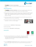 Предварительный просмотр 5 страницы WaterLogic WL400 Series Installation Procedures Manual