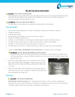 Preview for 1 page of WaterLogic WL500 - Sparkling Installation Procedures Manual