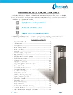 Preview for 2 page of WaterLogic WL500 - Sparkling Operating, Installation And Service Manual